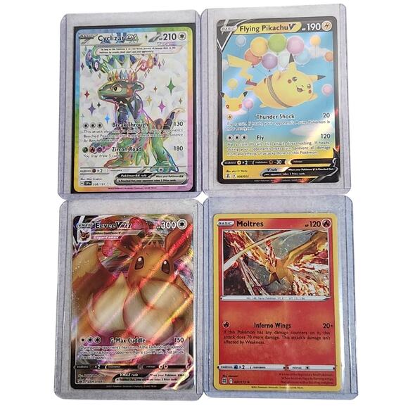 Pokemon TCG Modern Lot Of 4 Holo, EX, V, Vmax English NM - Picture 1 of 7